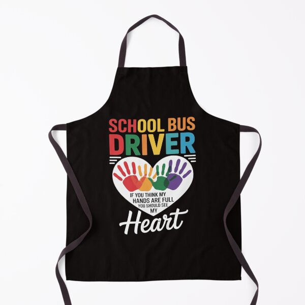 Item preview, School Bus Driver Cute Heart Appreciation designed and sold by RONALPARAD.