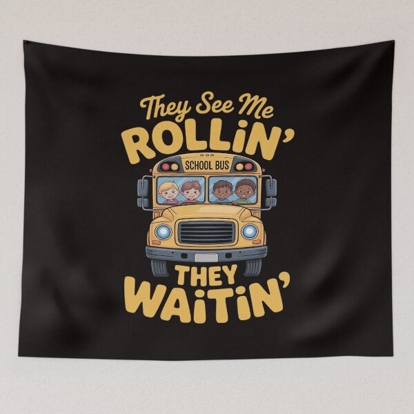 Item preview, School Bus Driver - They Waitin' designed and sold by RONALPARAD.
