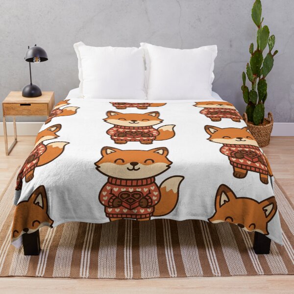 Item preview, Sweet Fox in Heart Sweater Holding Chocolates – Cute Valentine Gift designed and sold by Confuzz1ed.