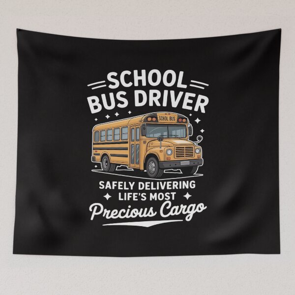 Item preview, School Bus Driver  - Safely Delivering Precious Kids designed and sold by rutimenta.