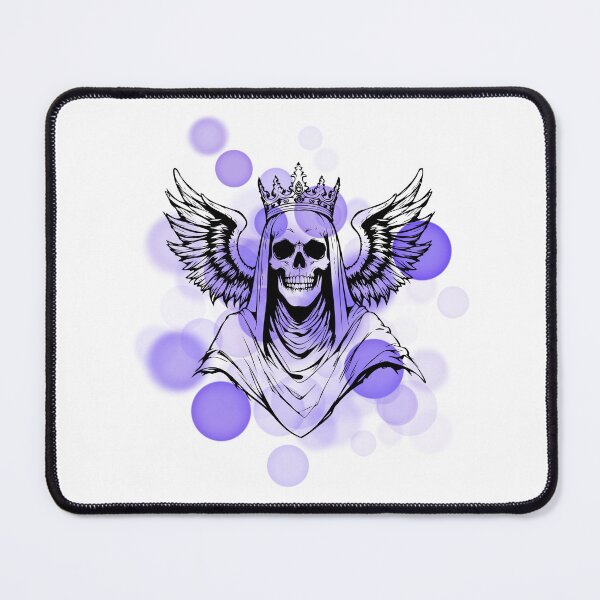 Item preview, Crowned Skeleton with Wings – Winged Skeleton Illustration designed and sold by iamKRUK.