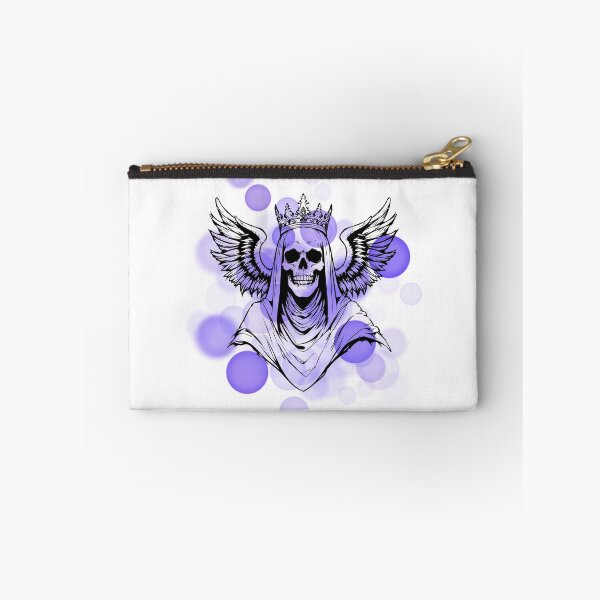 Item preview, Crowned Skeleton with Wings – Winged Skeleton Illustration designed and sold by iamKRUK.