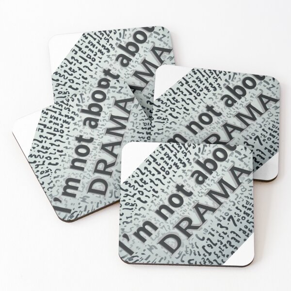 Item preview, I’m Not About Drama Keep Calm Vibes designed and sold by UrbanPunch.