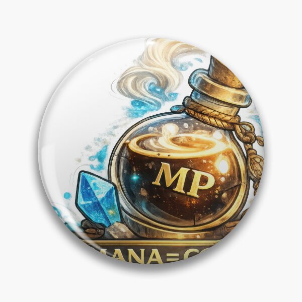 Item preview, Mana Equals Coffee Gaming RPG Potion Energy designed and sold by jgvisualarts.