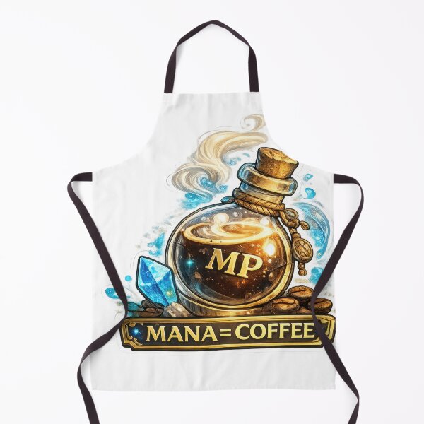 Item preview, Mana Equals Coffee Gaming RPG Potion Energy designed and sold by jgvisualarts.