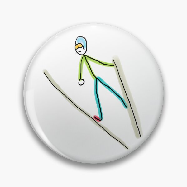 Item preview, Ski Jumping Stickman designed and sold by Mark-Ewbie.