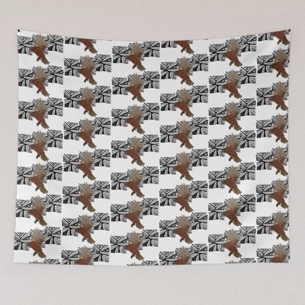 Item preview, Nature, birds, animals, mixedmedia collage, black and white, designed and sold by NessArtByEwa.