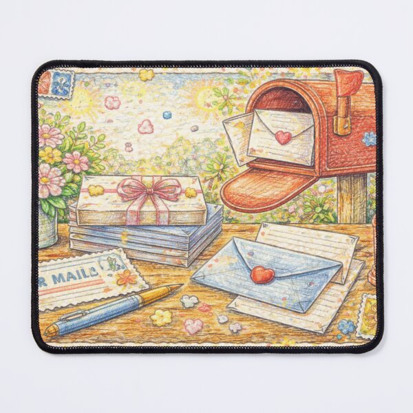 Item preview, Love is in the... Mailbox - In Color Pencil designed and sold by thecrayawnbox-.