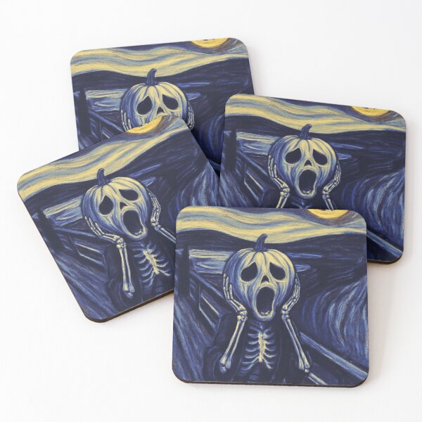 Item preview, Halloween Pumpkin Horror Expression – Dark Artistic Illustration designed and sold by RsomKhan.