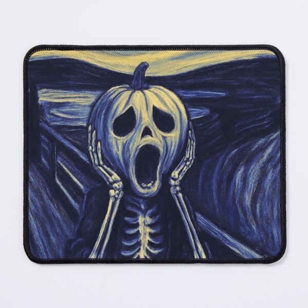 Item preview, Halloween Pumpkin Horror Expression – Dark Artistic Illustration designed and sold by RsomKhan.