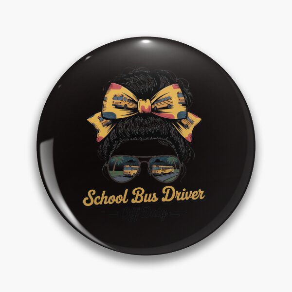 Item preview, Last Day Of School Bus Driver Off Duty Messy Bun Student designed and sold by RONALPARAD.