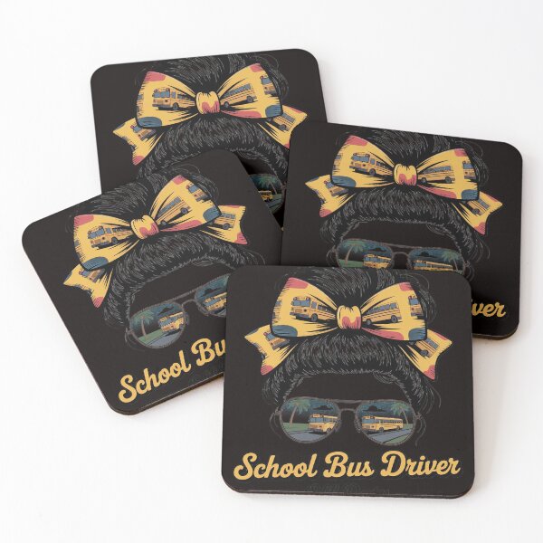 Item preview, Last Day Of School Bus Driver Off Duty Messy Bun Student designed and sold by RONALPARAD.