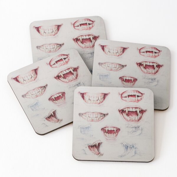 Item preview, Anatomical Studies of Human Mouths and Teeth with Fangs designed and sold by Shannon Hilson.