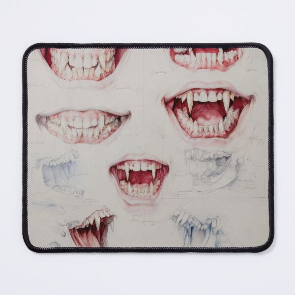 Item preview, Anatomical Studies of Human Mouths and Teeth with Fangs designed and sold by Shannon Hilson.