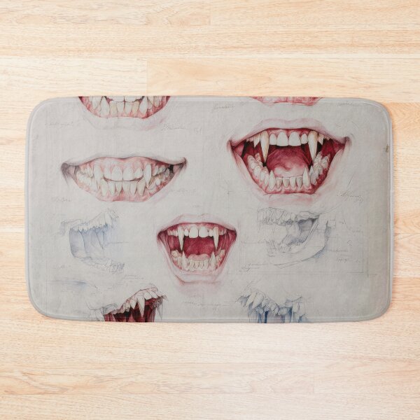 Item preview, Anatomical Studies of Human Mouths and Teeth with Fangs designed and sold by Shannon Hilson.