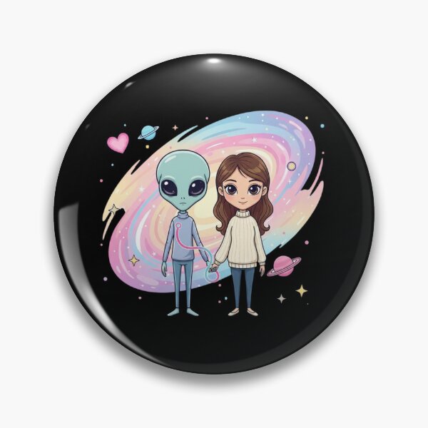 Item preview, Resident Alien Love – Funny Alien Valentine Sci-Fi Romance Design designed and sold by ALL ART .