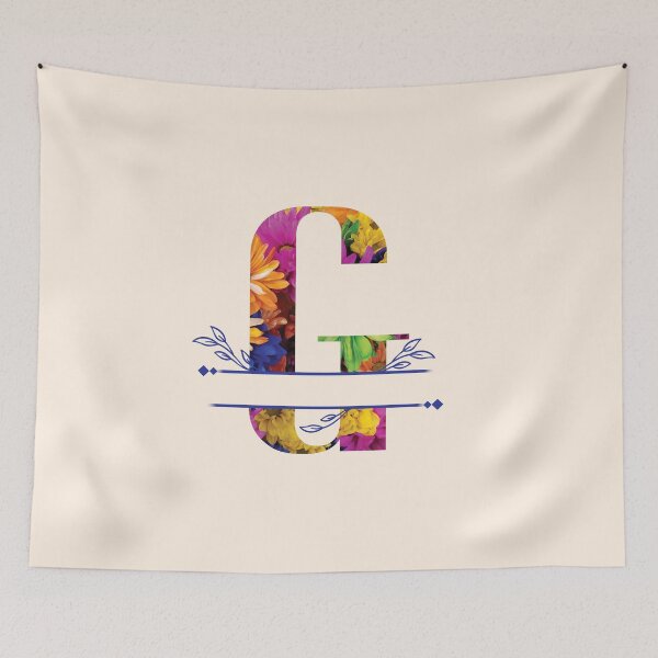 Item preview, Monogram...G... Vibrant Floral designed and sold by CHASAcreative.