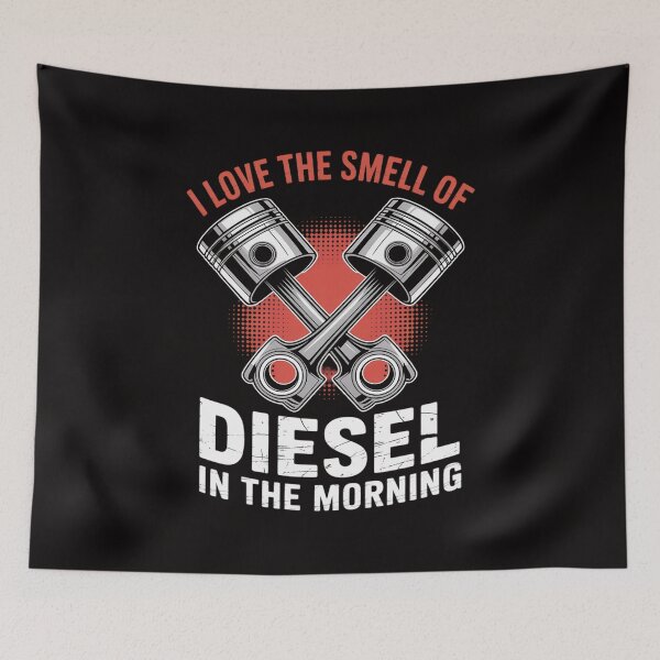 Item preview, I Love the Smell of Diesel in the Morning Truck Driver Gift designed and sold by rutimenta.