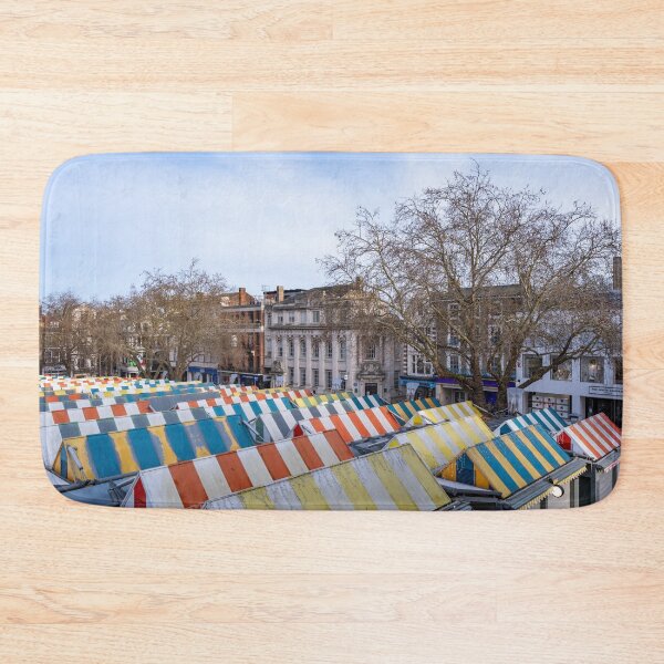 Item preview, High up view over Norwich outdoor market designed and sold by yackers1.