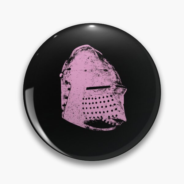 Item preview, Visored Bascinet in Pink - for dark backgrounds designed and sold by PbHistory.