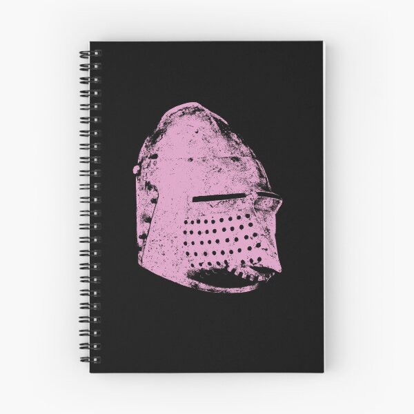 Item preview, Visored Bascinet in Pink - for dark backgrounds designed and sold by PbHistory.