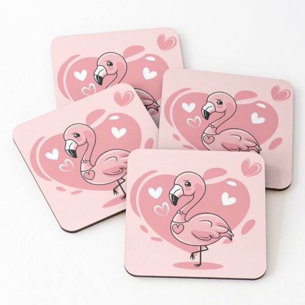 Item preview, Cute Valentine Flamingo designed and sold by NeatThingLover.