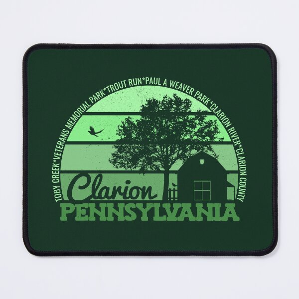 Item preview, Clarion Pennsylvania Sunset Retro Vintage Local Pride Logo designed and sold by CRHPOD20.
