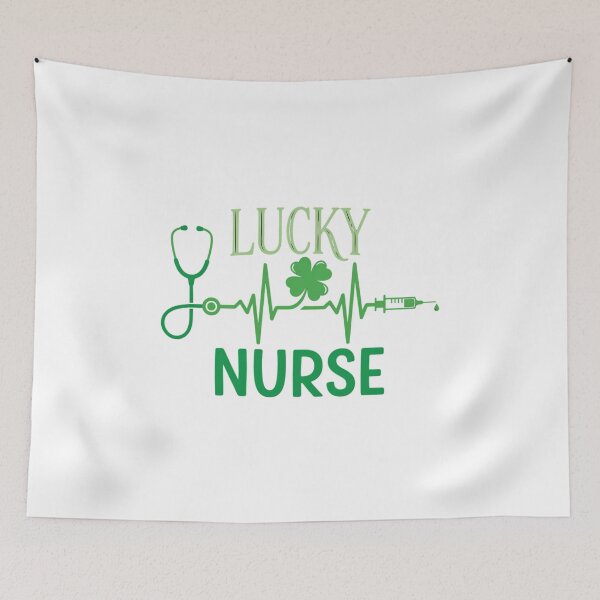 Item preview, Lucky Nurse St Patricks Day Graphic for Healthcare Professionals designed and sold by chattsuede.