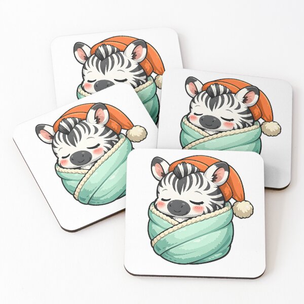 Item preview, Sleeping Baby Zebra Burrito Cute Chibi Art mr zgredzio designed and sold by mr-zgredzio.
