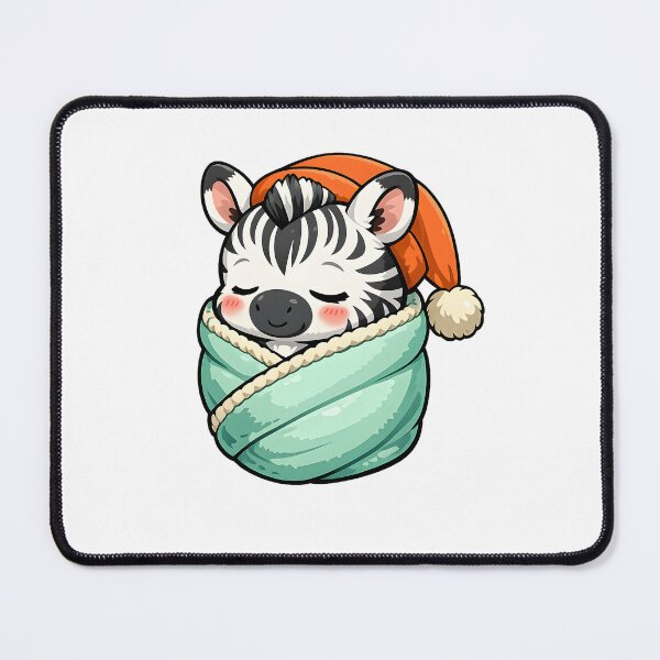 Item preview, Sleeping Baby Zebra Burrito Cute Chibi Art mr zgredzio designed and sold by mr-zgredzio.