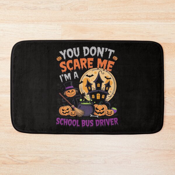 Item preview, Don't Scare Me I'm A School Bus Driver Halloween Pumpkin designed and sold by rutimenta.