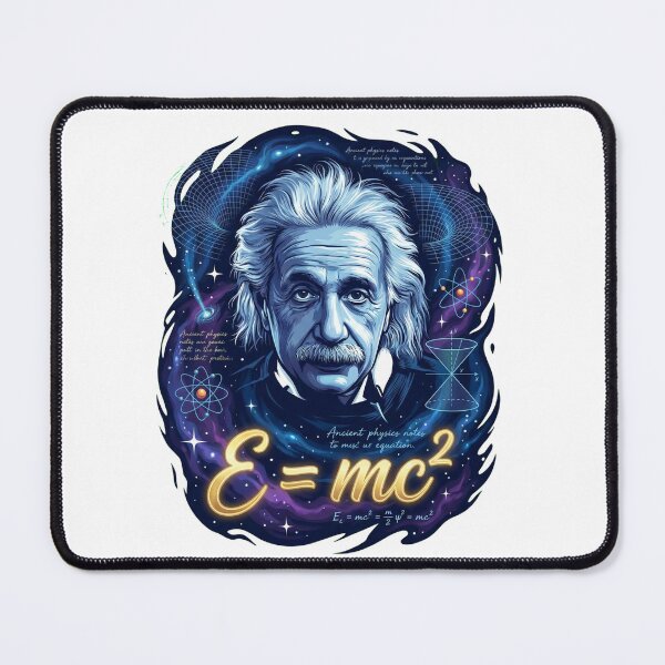 Item preview, Albert Einstein: The Universe in Equations - Retro Cosmic Comic Ar designed and sold by TheEmptySet.