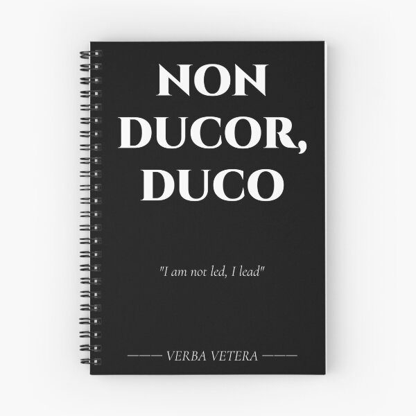 Item preview, Non Ducor Duco – Latin Declaration of Leadership designed and sold by BrushRushX.