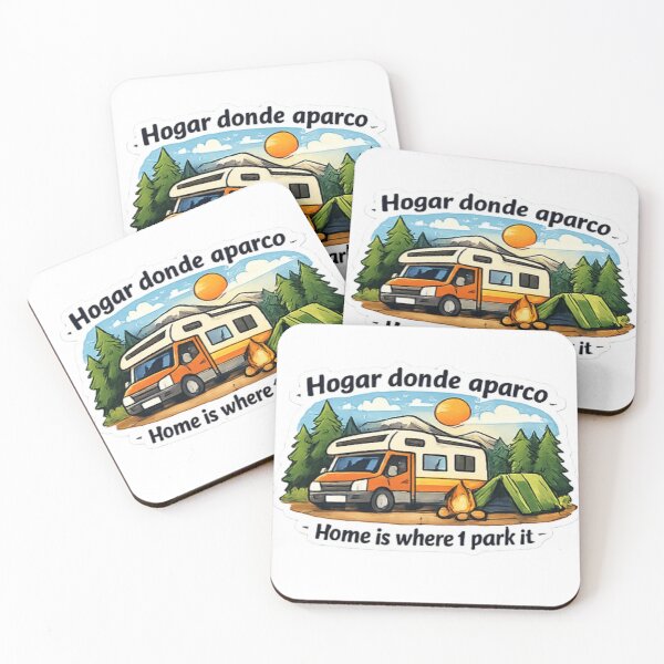 Item preview, Home is Where I Park – Motorhome in the Woods designed and sold by VanSpirit.