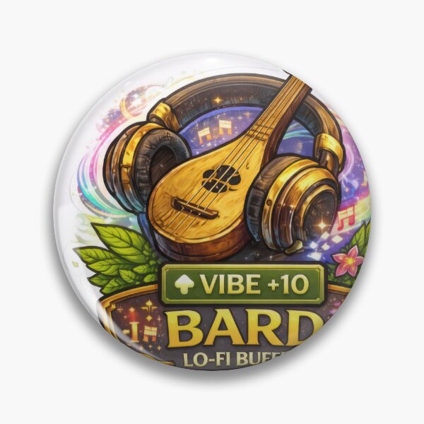 Item preview, Bard Vibe Plus Ten Charisma RPG Music designed and sold by jgvisualarts.