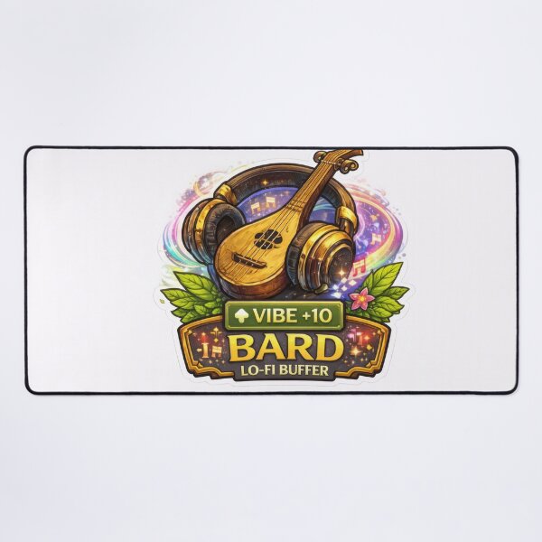 Item preview, Bard Vibe Plus Ten Charisma RPG Music designed and sold by jgvisualarts.
