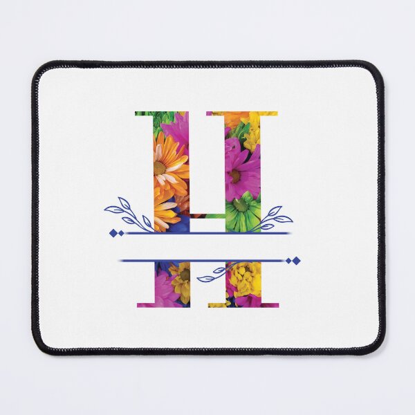 Item preview, Monogram...H... Vibrant Floral designed and sold by CHASAcreative.