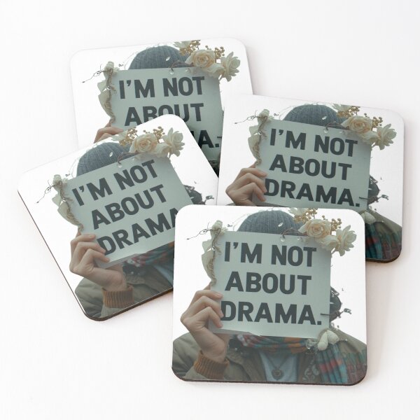Item preview, I’m Not About Drama Keep Calm Vibes designed and sold by UrbanPunch.