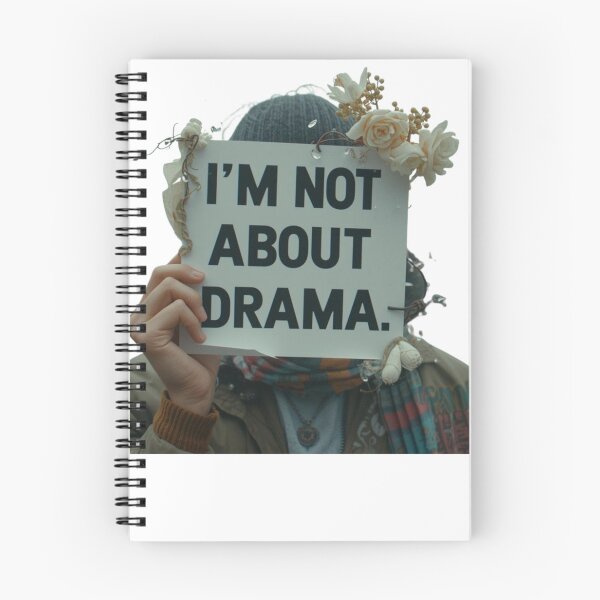 Item preview, I’m Not About Drama Keep Calm Vibes designed and sold by UrbanPunch.