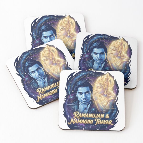 Item preview, Ramanujan & Namagiri Thayar: Visions of Infinity - Cosmic Science Art designed and sold by TheEmptySet.