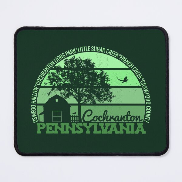 Item preview, Cochranton Pennsylvania Sunset Retro Vintage Local Pride Logo designed and sold by CRHPOD20.