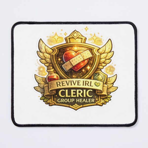 Item preview, Revive IRL Cleric Certified Healer RPG Fantasy designed and sold by jgvisualarts.