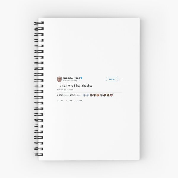 Item preview, donald trump: my name jeff designed and sold by mediocre apparel.