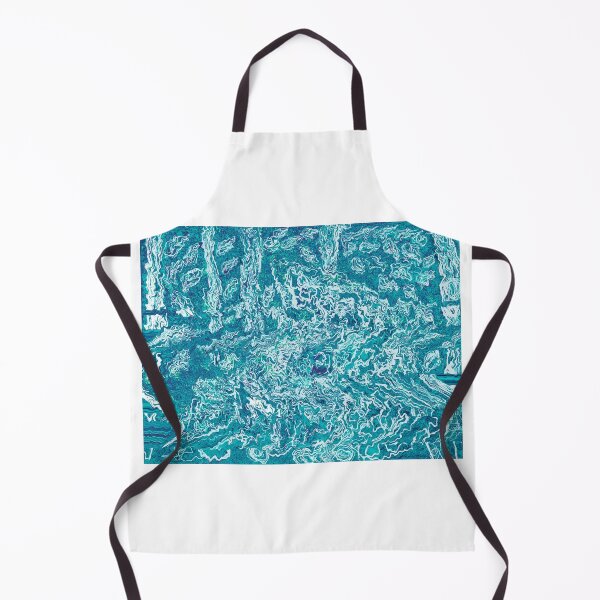 Item preview, Illustrative blue path of peace glitched designed and sold by Aimzeescrazycreations.