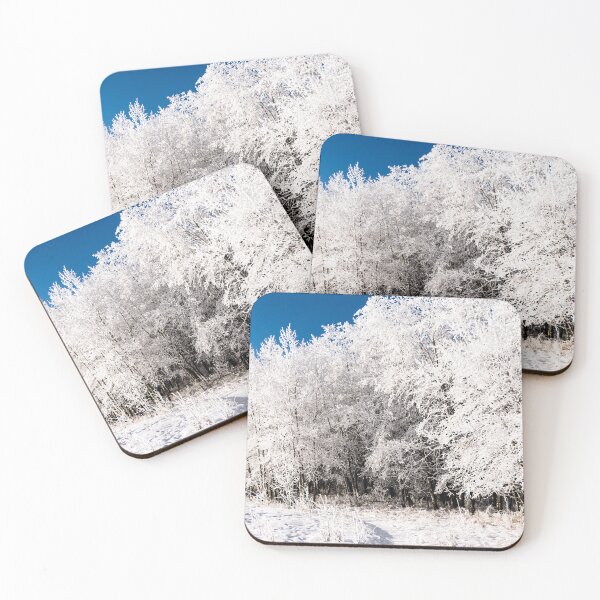 Item preview, Rime frost on the trees designed and sold by CanadianWild418.