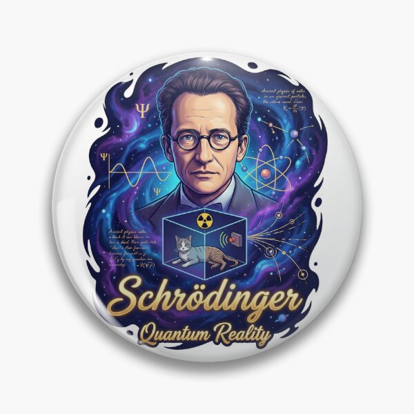 Item preview, Erwin Schrödinger: The Quantum Cat Paradox - Cosmic Comic Art designed and sold by TheEmptySet.