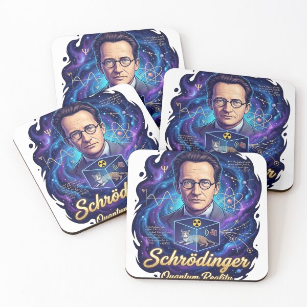 Item preview, Erwin Schrödinger: The Quantum Cat Paradox - Cosmic Comic Art designed and sold by TheEmptySet.