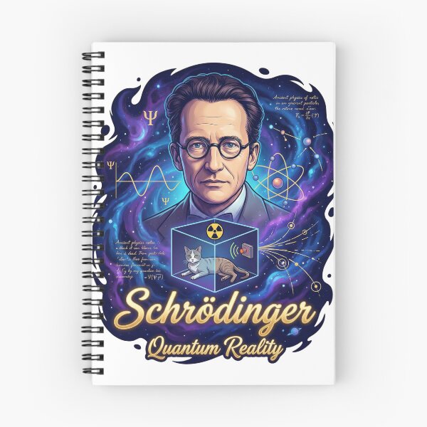 Item preview, Erwin Schrödinger: The Quantum Cat Paradox - Cosmic Comic Art designed and sold by TheEmptySet.
