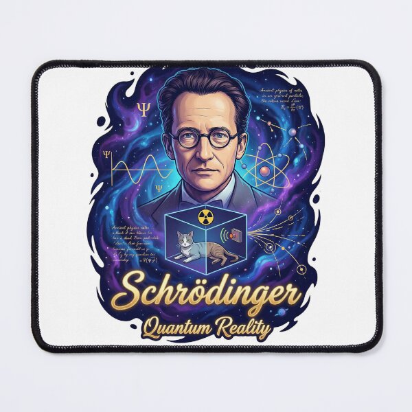 Item preview, Erwin Schrödinger: The Quantum Cat Paradox - Cosmic Comic Art designed and sold by TheEmptySet.