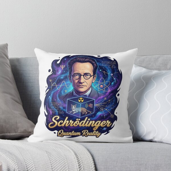 Item preview, Erwin Schrödinger: The Quantum Cat Paradox - Cosmic Comic Art designed and sold by TheEmptySet.